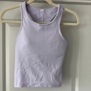 Lululemon Lavender Ribbed Tank Top
